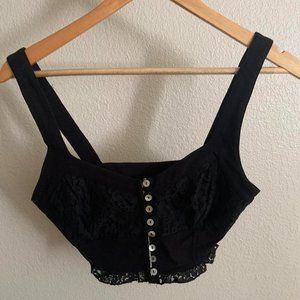 Free People Women's Black Vest